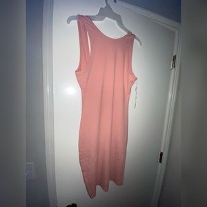 Backless mini dress ( Peach )